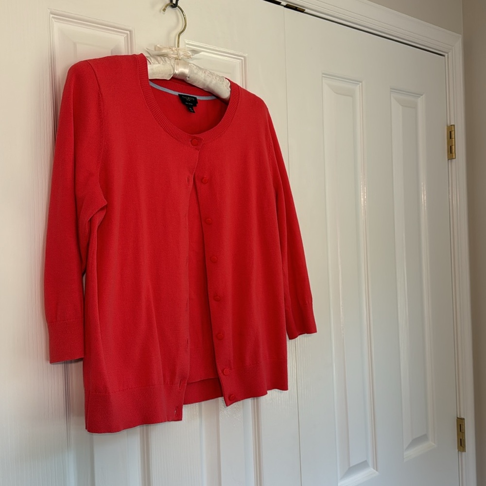 Talbots Pima Cotton Sweater/Sleeveless Tank Set Size 6P - Picture 2 of 9